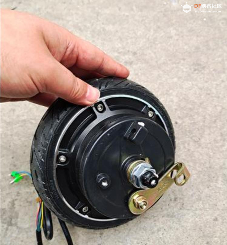 【花雕动手做】6.5寸无刷轮毂电机：机器人底盘黄金动力图2