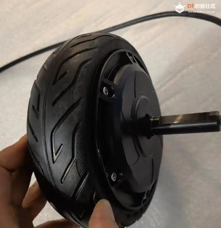 【花雕动手做】6.5寸无刷轮毂电机：机器人底盘黄金动力图1