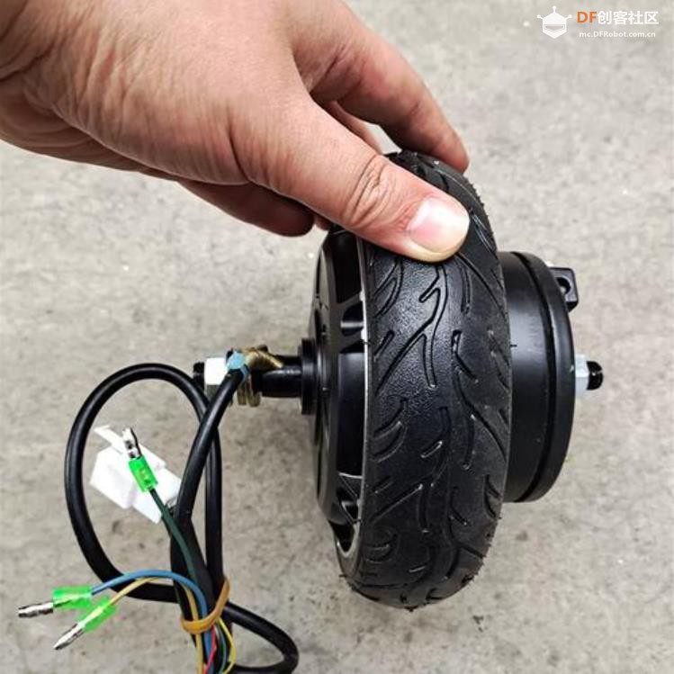 【花雕动手做】6.5寸轮毂4方案：方波、FOC、差速与霍尔图4