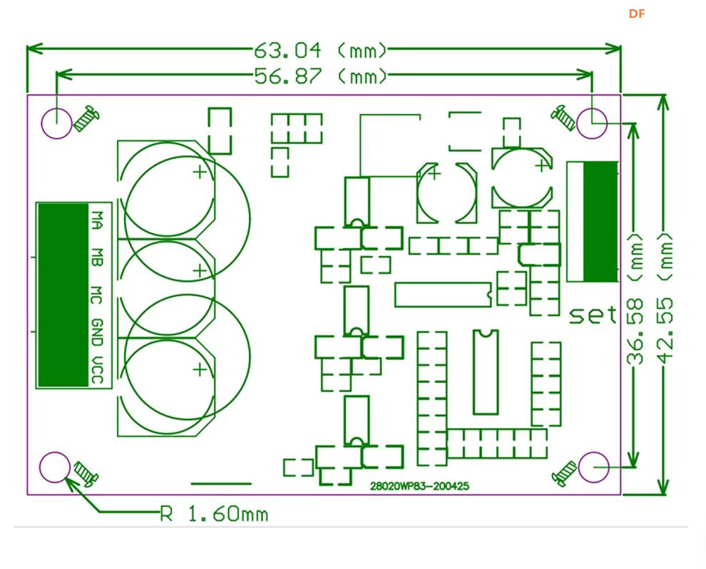 【花雕动手做】6.5寸轮毂电机方案：36V500W无霍尔驱动板图4