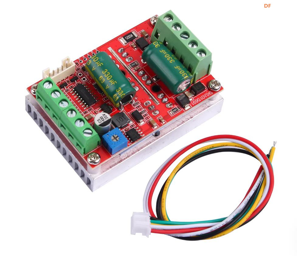 【花雕动手做】6.5寸轮毂电机方案：50V380W有霍尔控制板图1