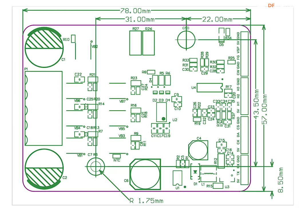 【花雕动手做】6.5寸轮毂电机之80V1600W有霍尔大功率模块图1