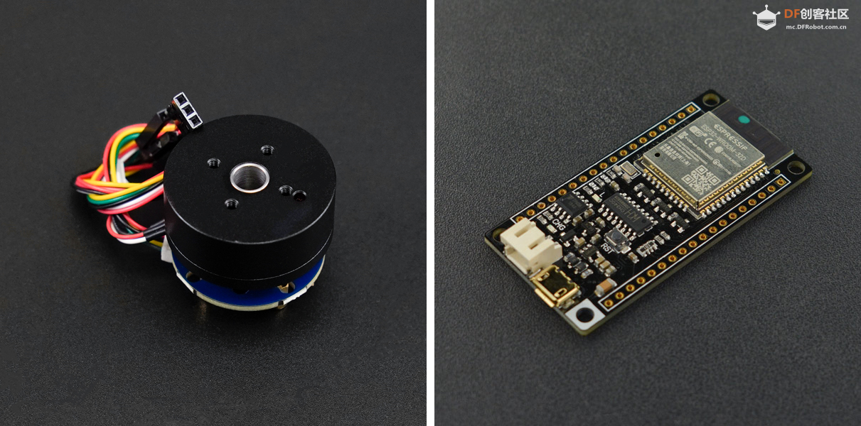 【FireBeetle ESP32 + SimpleFOC】打造两轮差速遥控小车图1