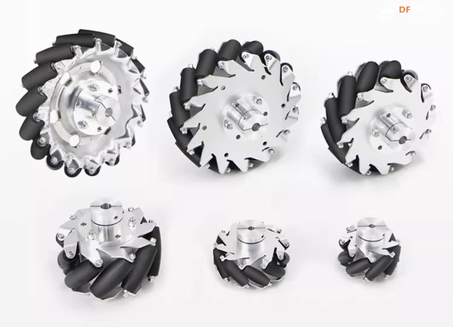 【花雕动手做】适合机器人底盘的三种铝合金麦克纳姆轮图3