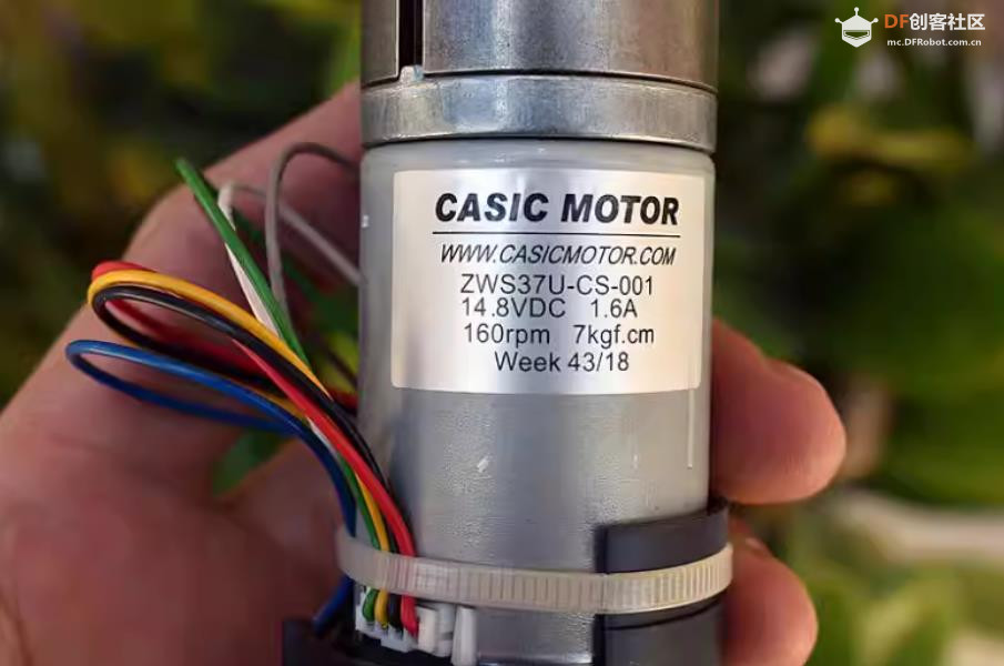 【花雕动手做】拆解 CASIC MOTOR 无刷减速电机（14.8V）图1