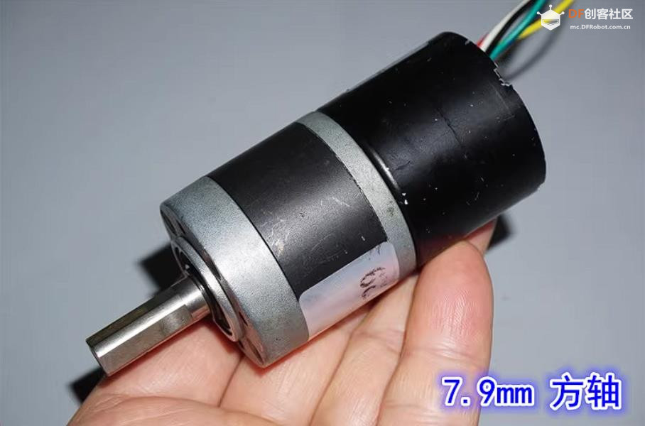 【花雕动手做】拆解机器人底盘 3630 无刷行星减速电机图2