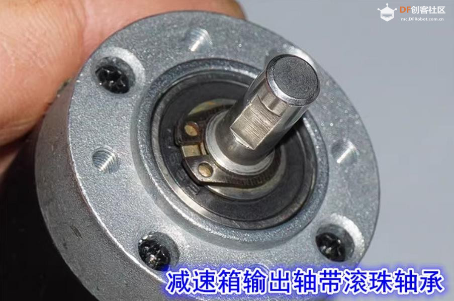 【花雕动手做】拆解机器人底盘 3630 无刷行星减速电机图3