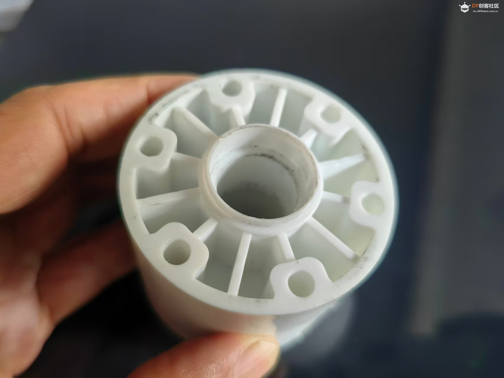 【花雕动手做】拆解 127mm 铝合金创客版全向麦克纳姆轮图5