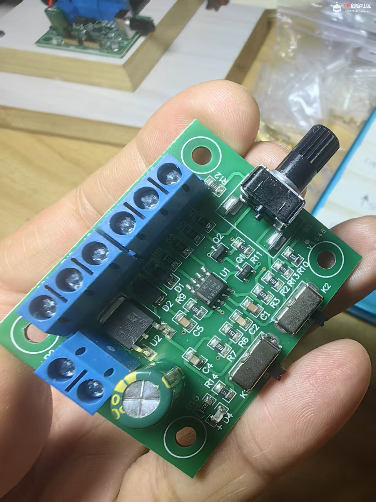 【花雕动手做】测试PWM调速板驱动75mm铝合金麦克纳姆轮图1