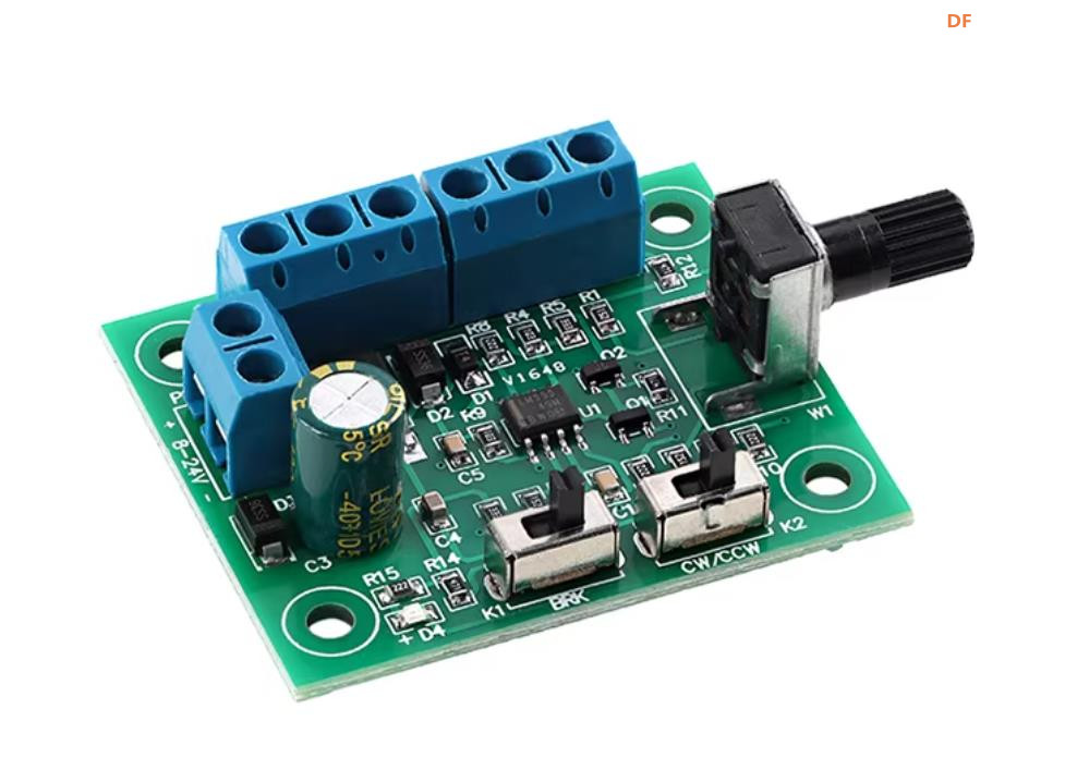 【花雕动手做】测试PWM调速板驱动75mm铝合金麦克纳姆轮图4