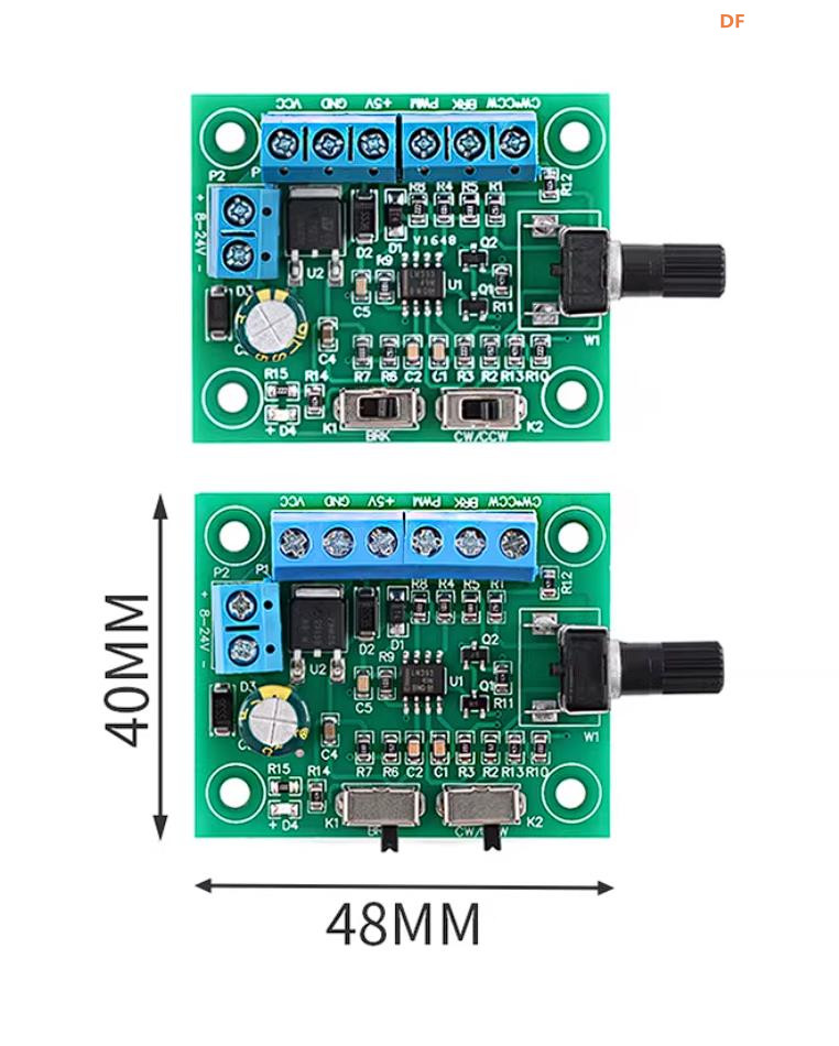 【花雕动手做】测试PWM调速板驱动75mm铝合金麦克纳姆轮图3