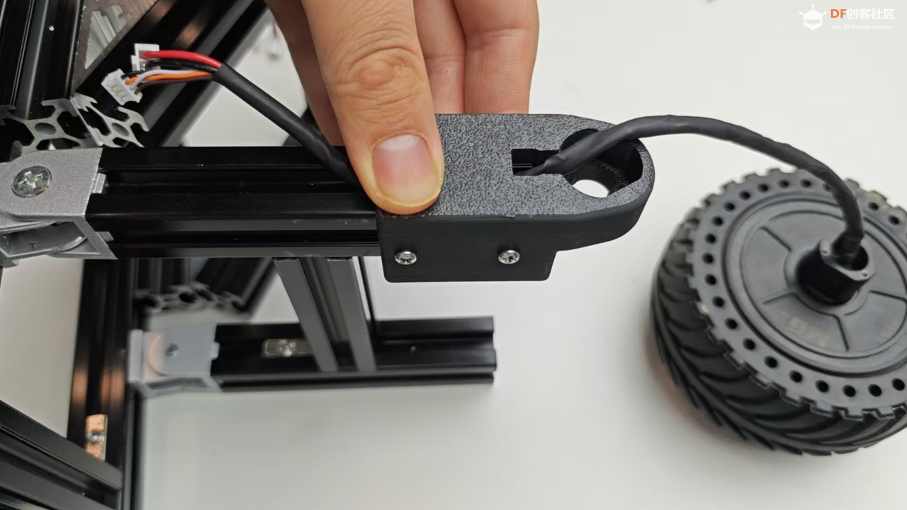 基于 M0601 电机的四轮移动平台装配与结构参考手册图29