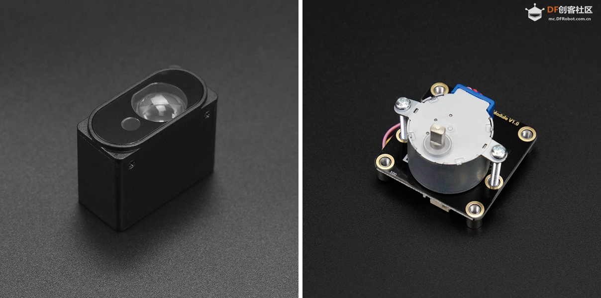 双ESP32无线协作：打造360°激光扫描避障小车图1