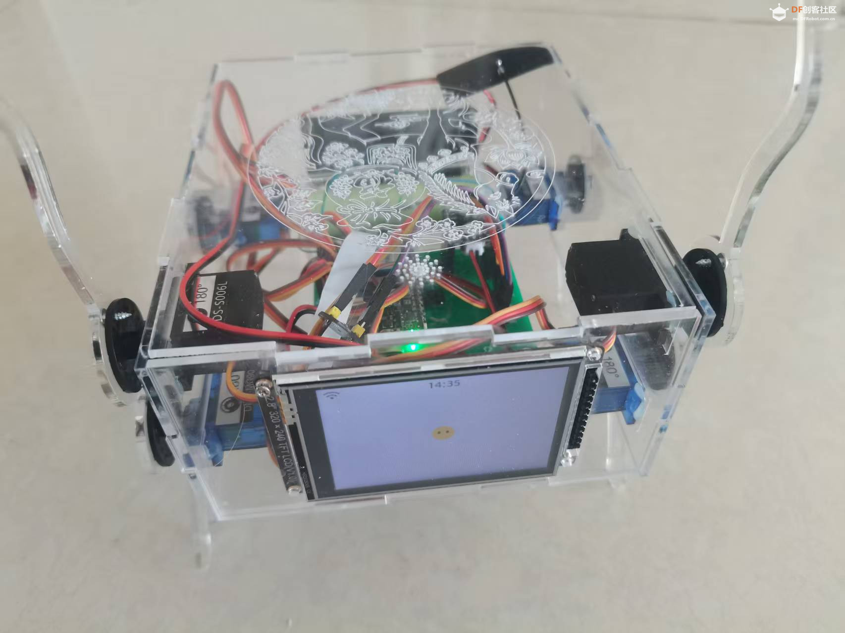 给小智AI装身体：FireBeetle ESP32-S3驱动四足机器人+2.8寸屏图6