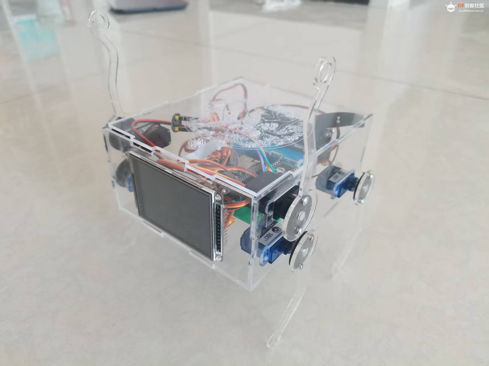 给小智AI装身体：FireBeetle ESP32-S3驱动四足机器人+2.8寸屏图7