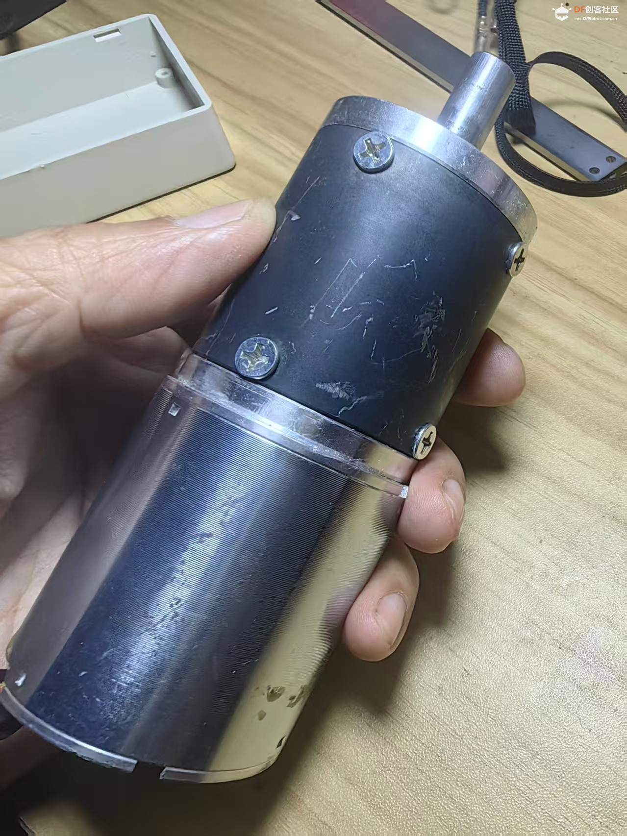 【花雕动手做】拆解钕强磁 47mm 金属行星减速无刷电机图1