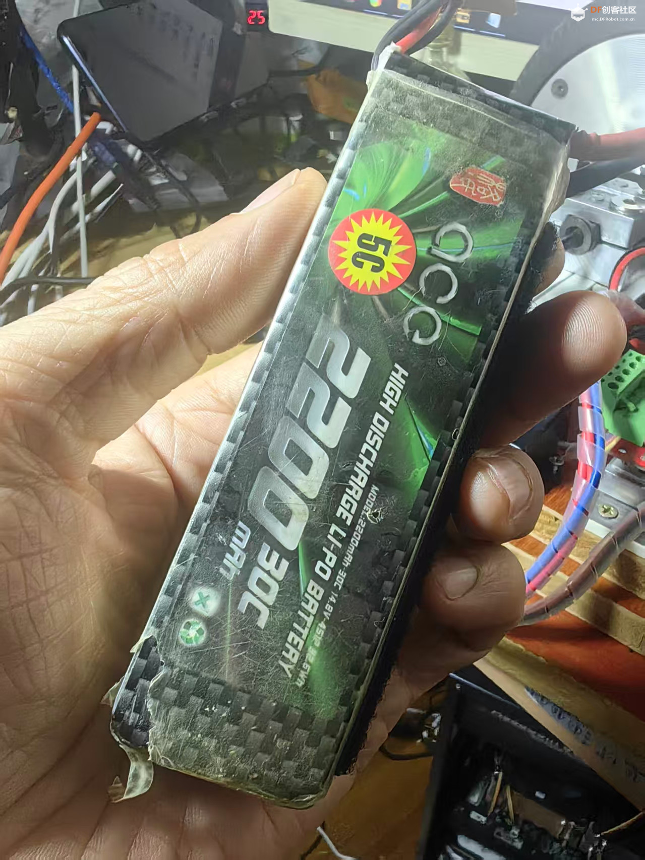 【花雕动手做】六通道遥控6.5寸轮毂电机正反转运行图4