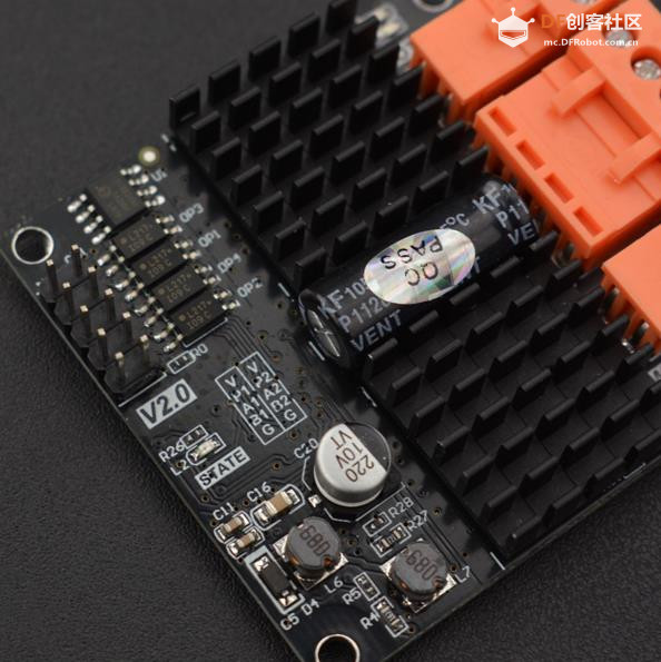 【花雕动手做】37V 290W 双路直流电机驱动控制板图3