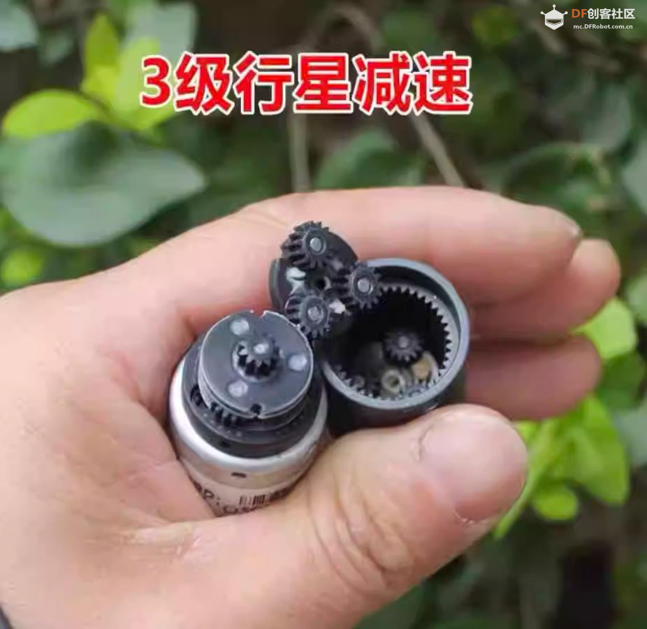 【花雕动手做】行星带霍尔测速 22mm大扭力慢速马达5-12V图3
