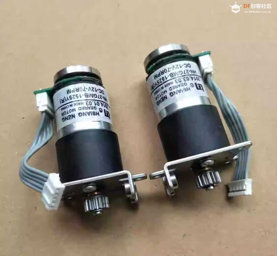 【花雕动手做】直流精密金属减速电机马达 DC12V 70转图1