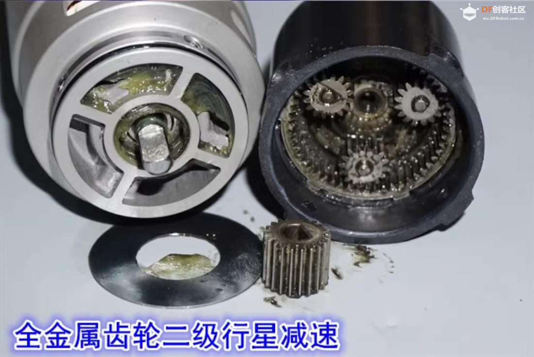 【花雕动手做】钕铁硼强磁行星减速无刷电机25.2V50W图4