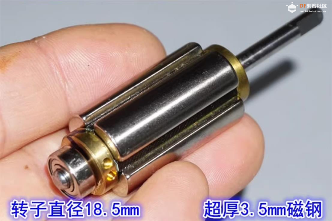 【花雕动手做】钕铁硼强磁行星减速无刷电机25.2V50W图5