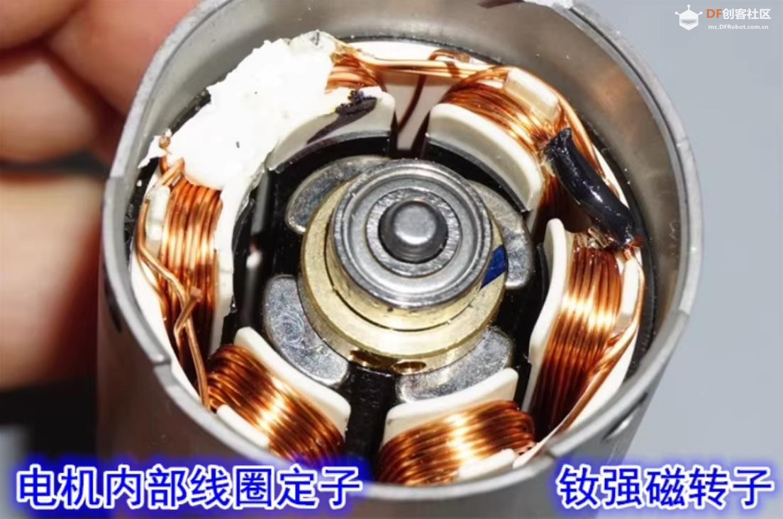 【花雕动手做】钕铁硼强磁行星减速无刷电机25.2V50W图4