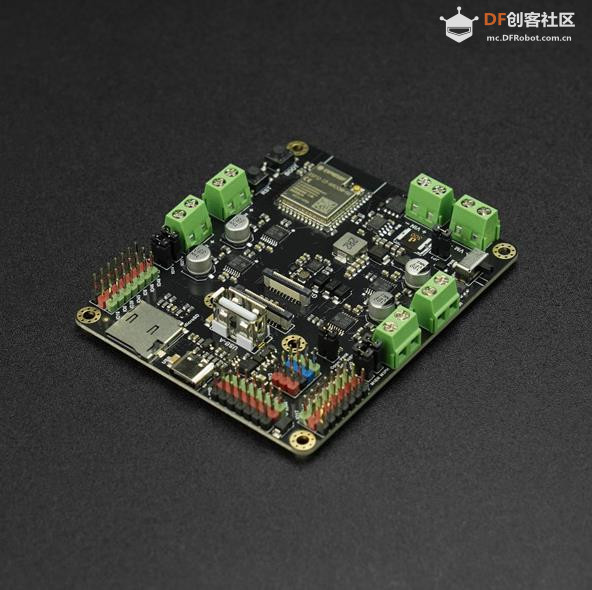 【花雕动手做】远程控制四路电机Romeo ESP32-S3开发控制板图1
