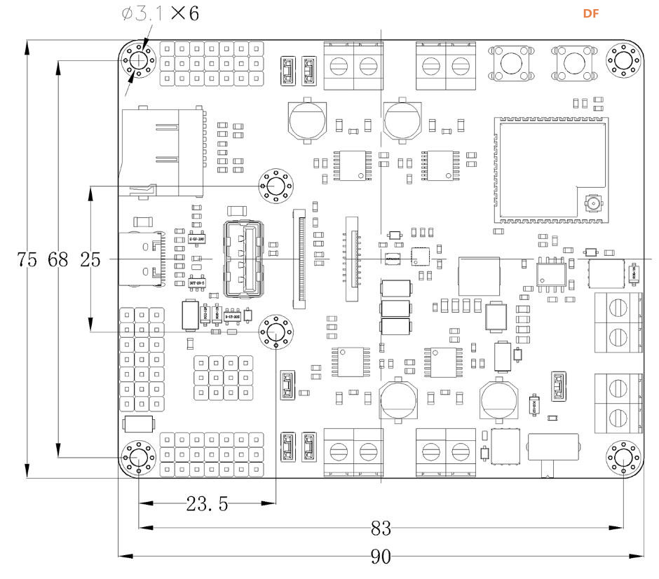 【花雕动手做】远程控制四路电机Romeo ESP32-S3开发控制板图2