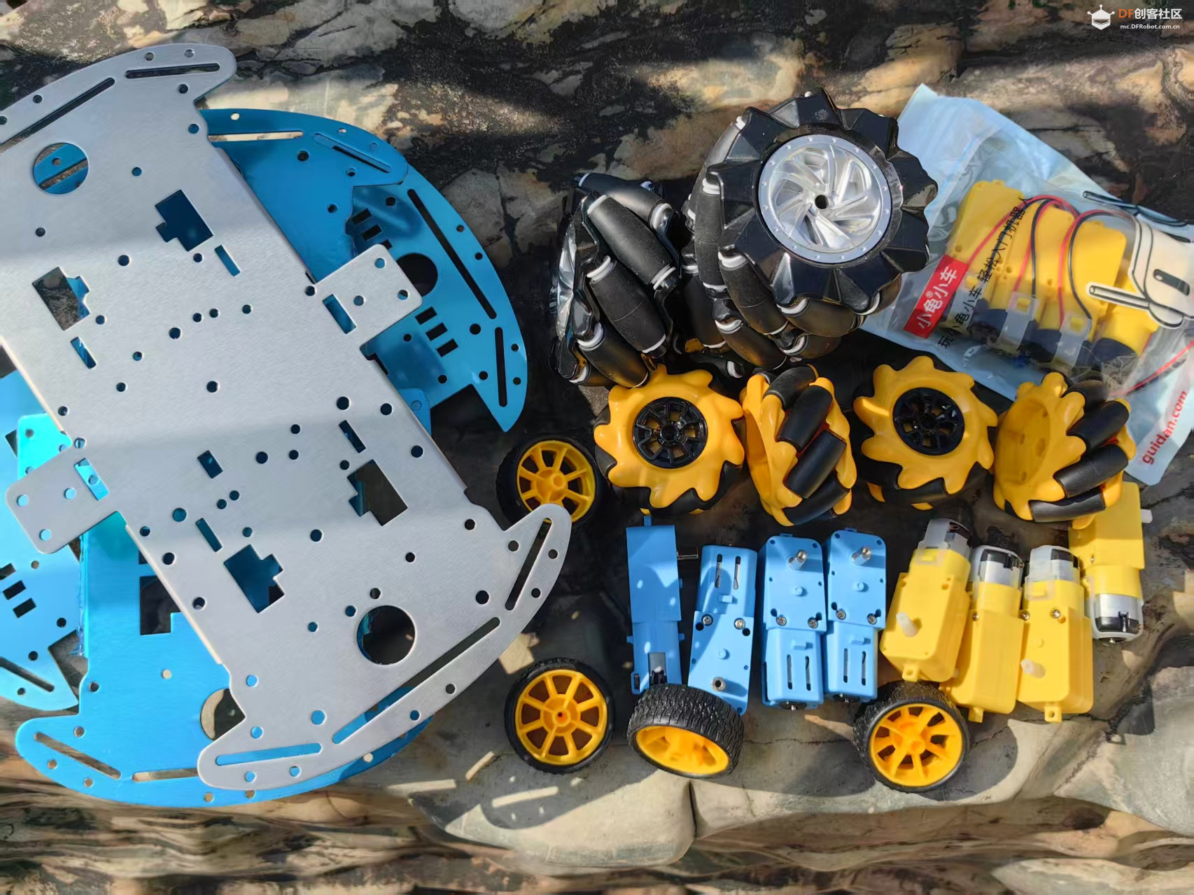 【花雕动手做】使用IO电机驱动扩展板搭建一辆智能小车图4