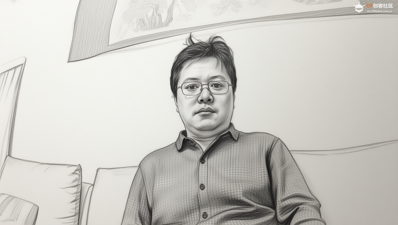 AI画像打印机：基于行空板M10与二哈2的实时人像打印装置图1