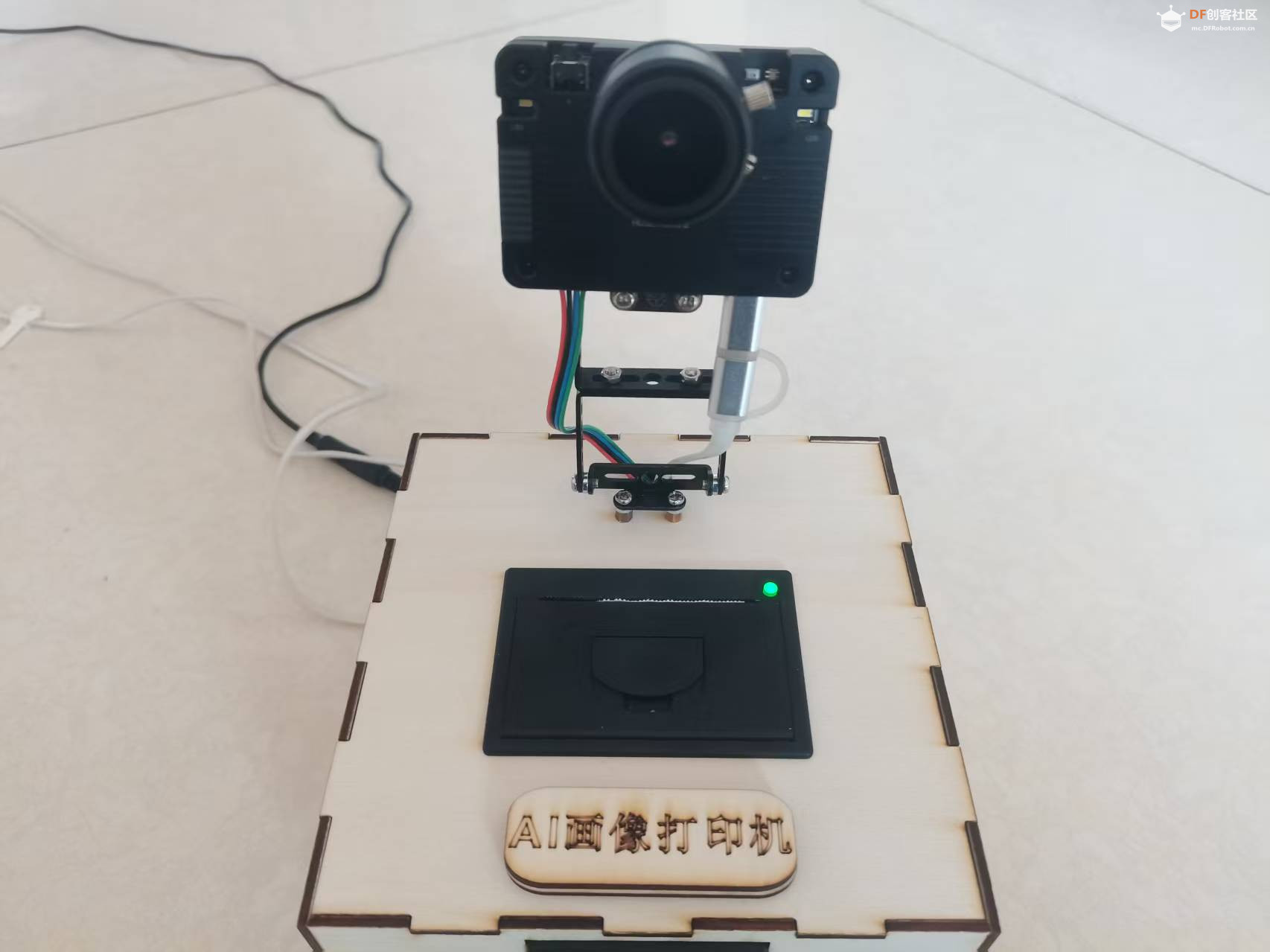 AI画像打印机：基于行空板M10与二哈2的实时人像打印装置图2