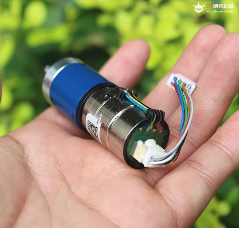 【花雕动手做】22mm全金属行星齿轮减速步进电机带霍尔图3