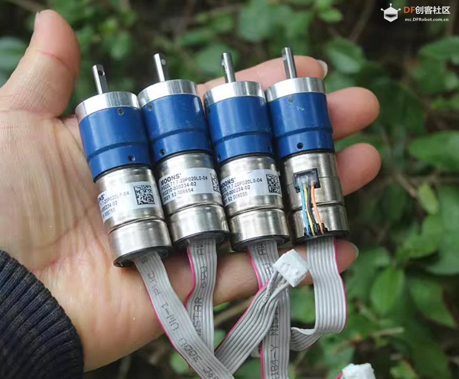 【花雕动手做】22mm全金属行星齿轮减速步进电机带霍尔图4