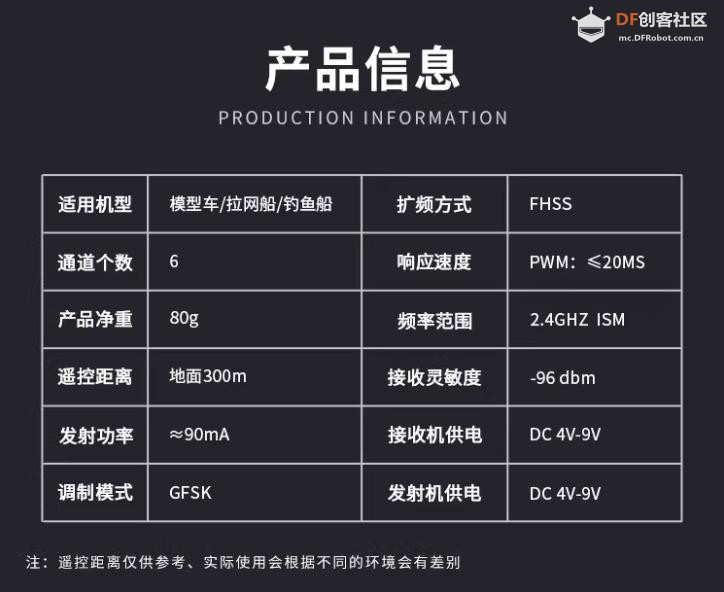 【花雕动手做】机器人底盘 HOTRC DS600 单手 6 通道遥控器图3