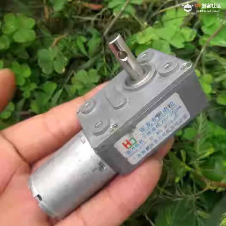 【花雕动手做】拆解24VDC微型128转自锁370蜗杆减速电机图2