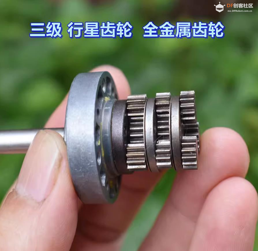 【花雕动手做】全金属齿轮行星减速电机DC24V 128转图2
