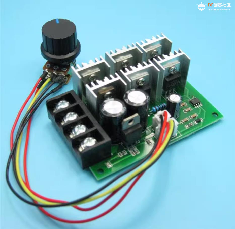【花雕动手做】PWM直流电机调速器48V40A大功率马达驱动图3