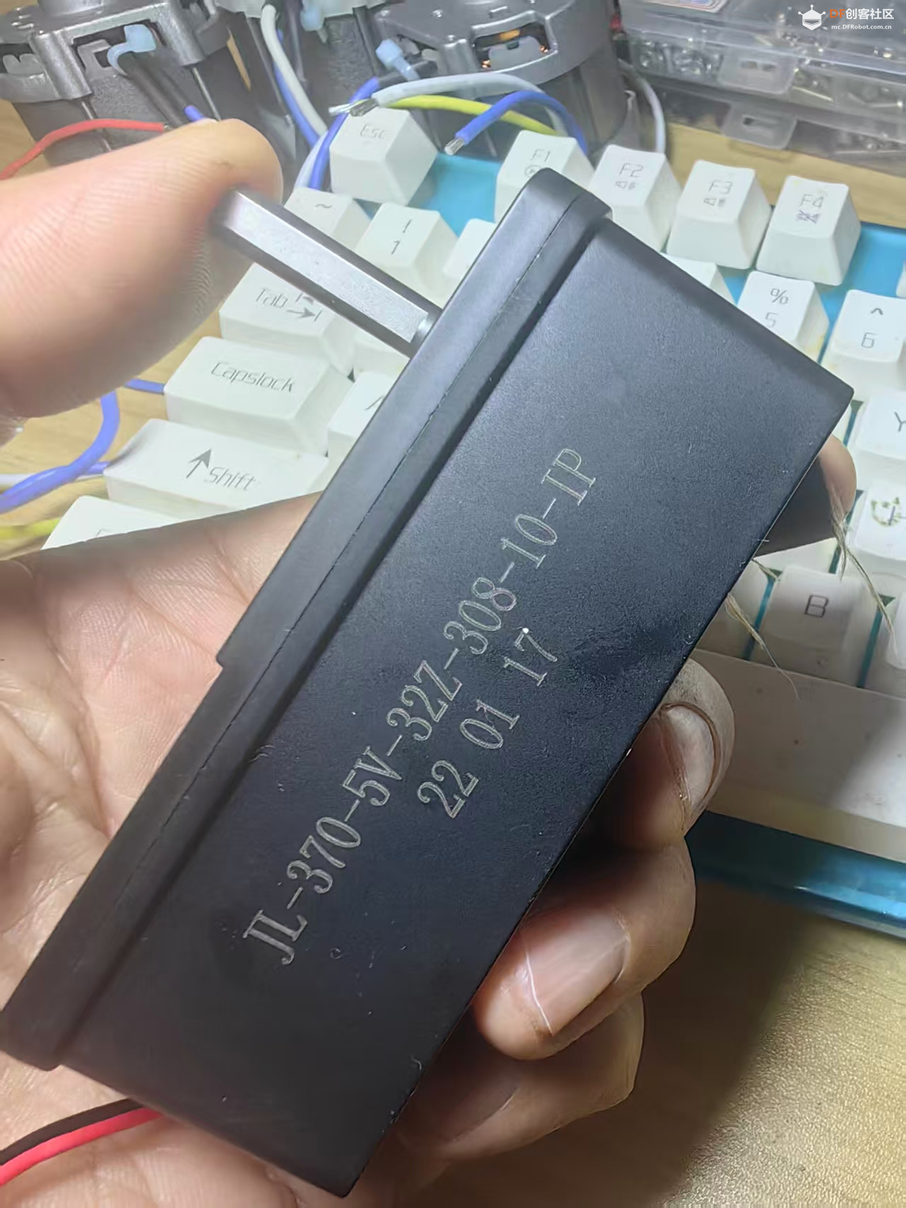 【花雕动手做】JL-370-5V-32Z-308涡轮蜗杆减速电机图2