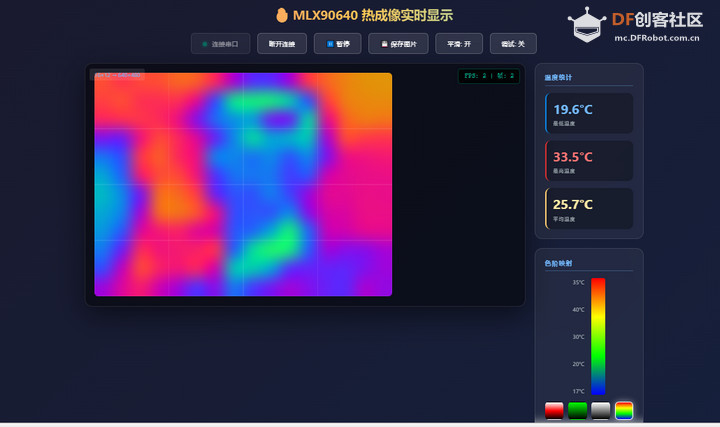 【Beetle 树莓派 RP2350】热成像仪图10