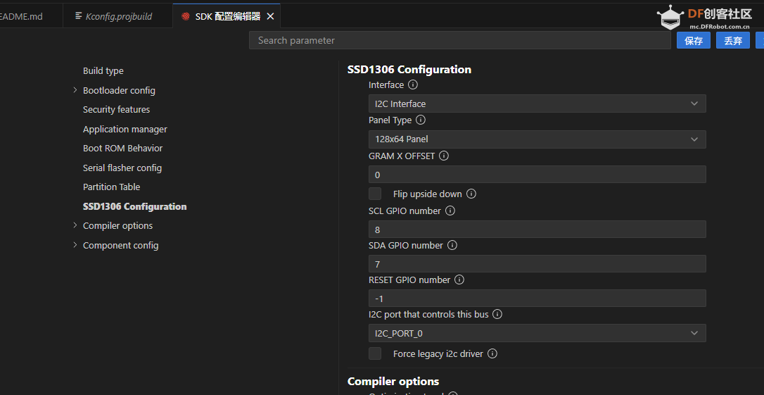 FireBeetle 2 ESP32 P4套装开箱和移植个SSD1306库图6