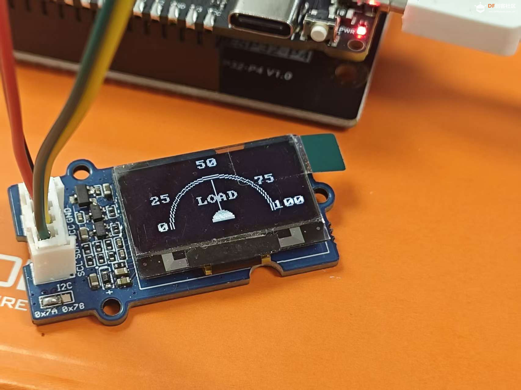 FireBeetle 2 ESP32 P4套装开箱和移植个SSD1306库图7