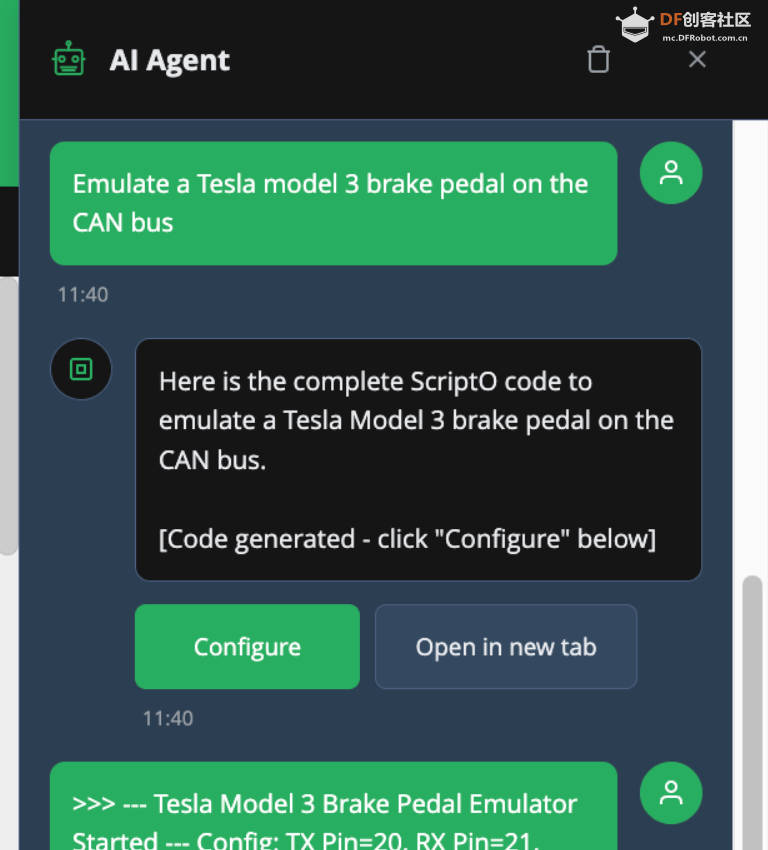 FireBeetle 2 ESP32 P4跑pycoClaw:聊天就可以控制硬件图15