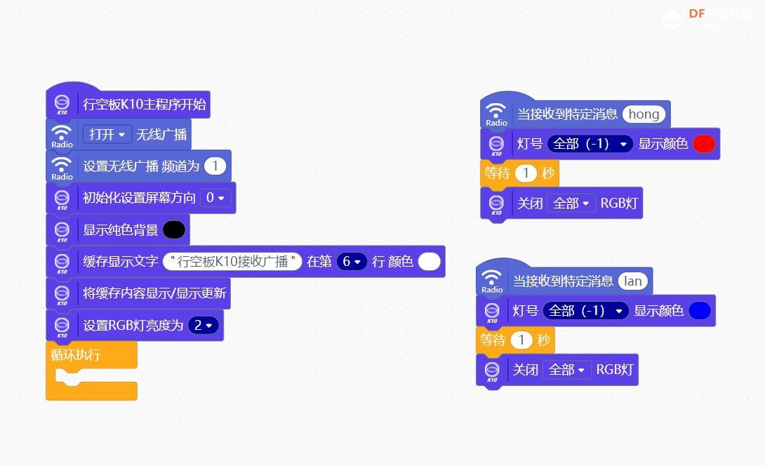 【花雕动手做】K10系列实验之无线广播遥控接收控制LED灯图1