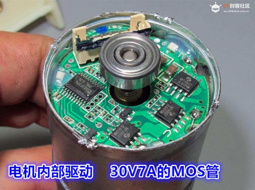 【花雕动手做】智能机器人 DC12V 雅腾直流无刷减速电机图3
