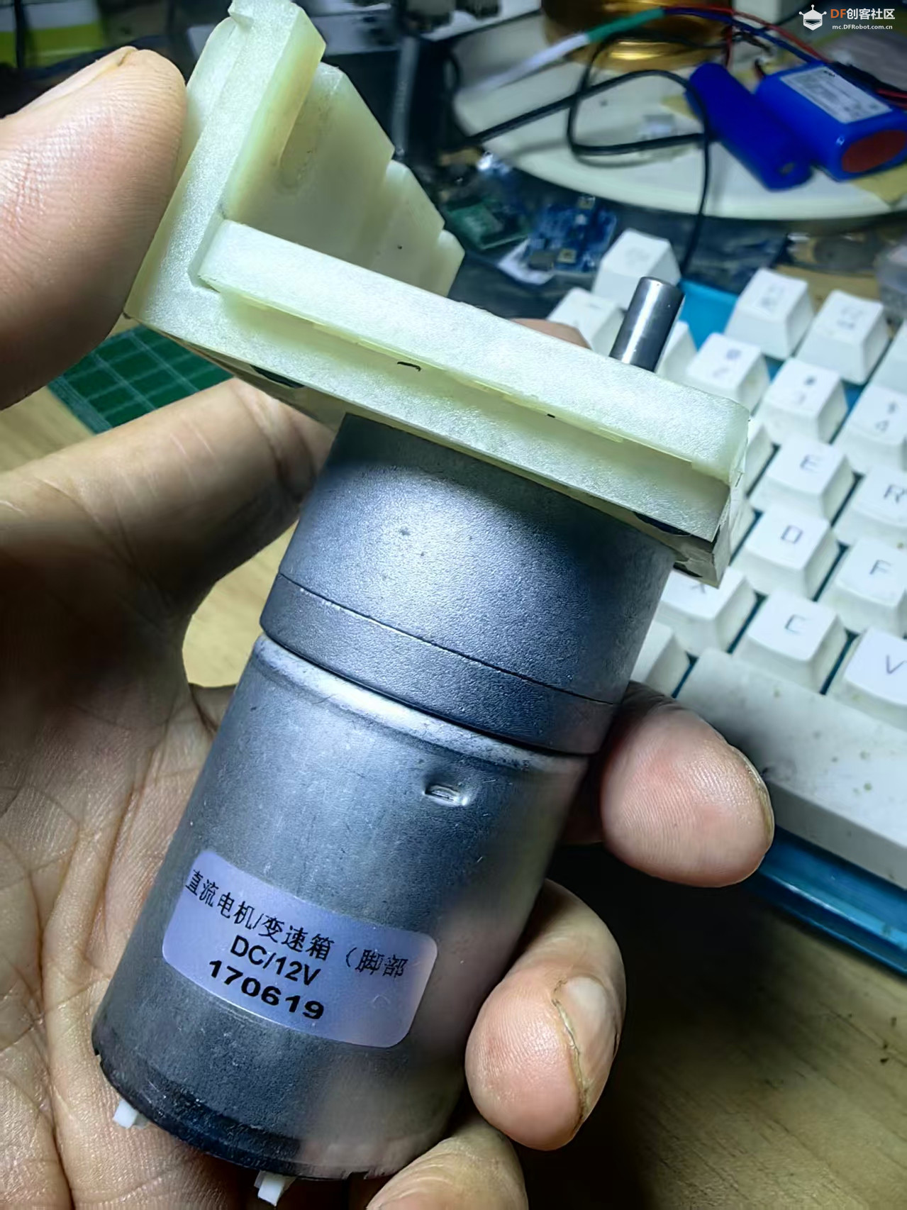 【花雕动手做】K10 通过 I2C IO 扩展板读取电机AB两相脉冲图1