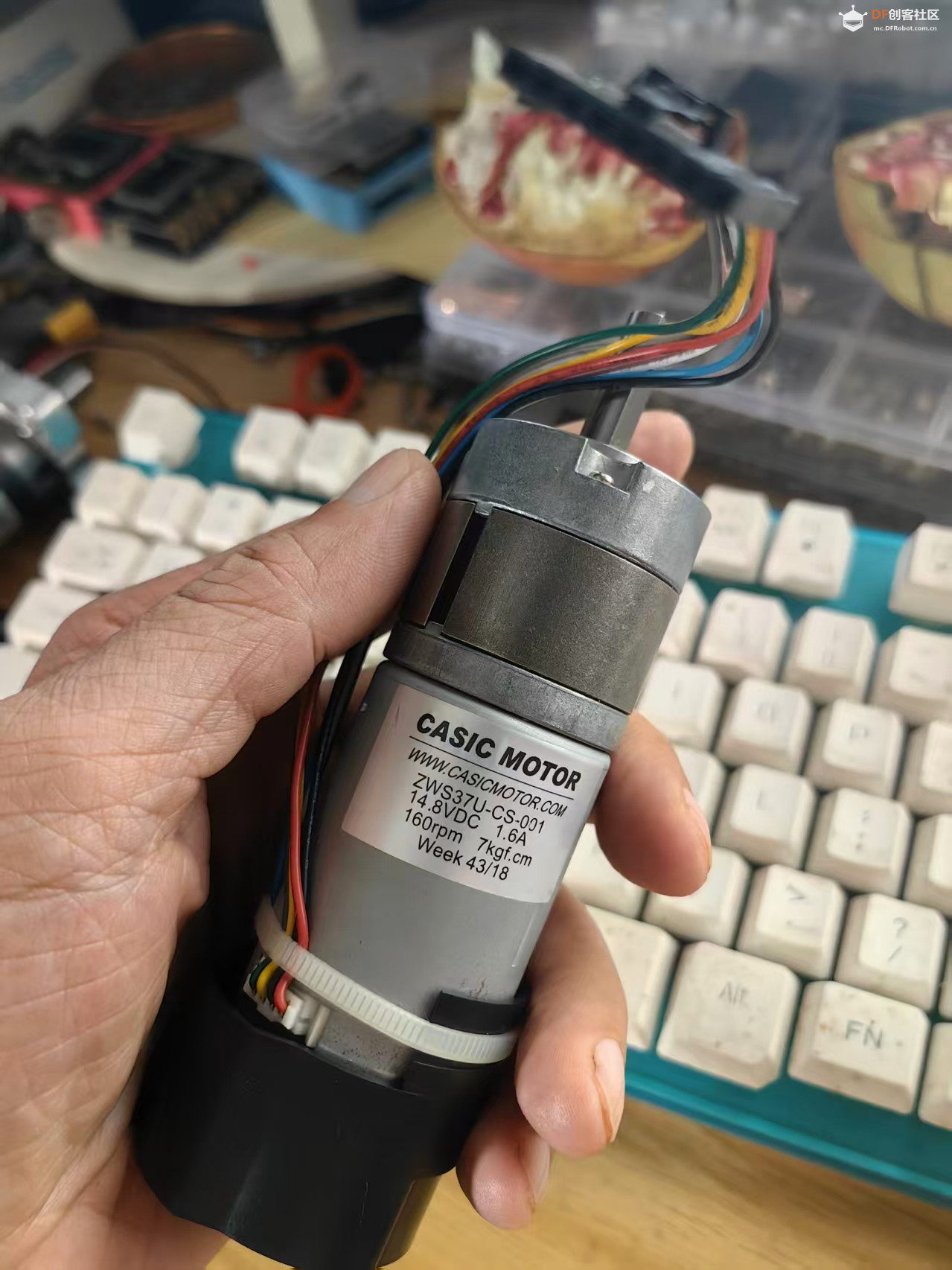 【花雕动手做】拆解 CASIC‑MOTOR ZWS37U 无刷行星减速电机图1