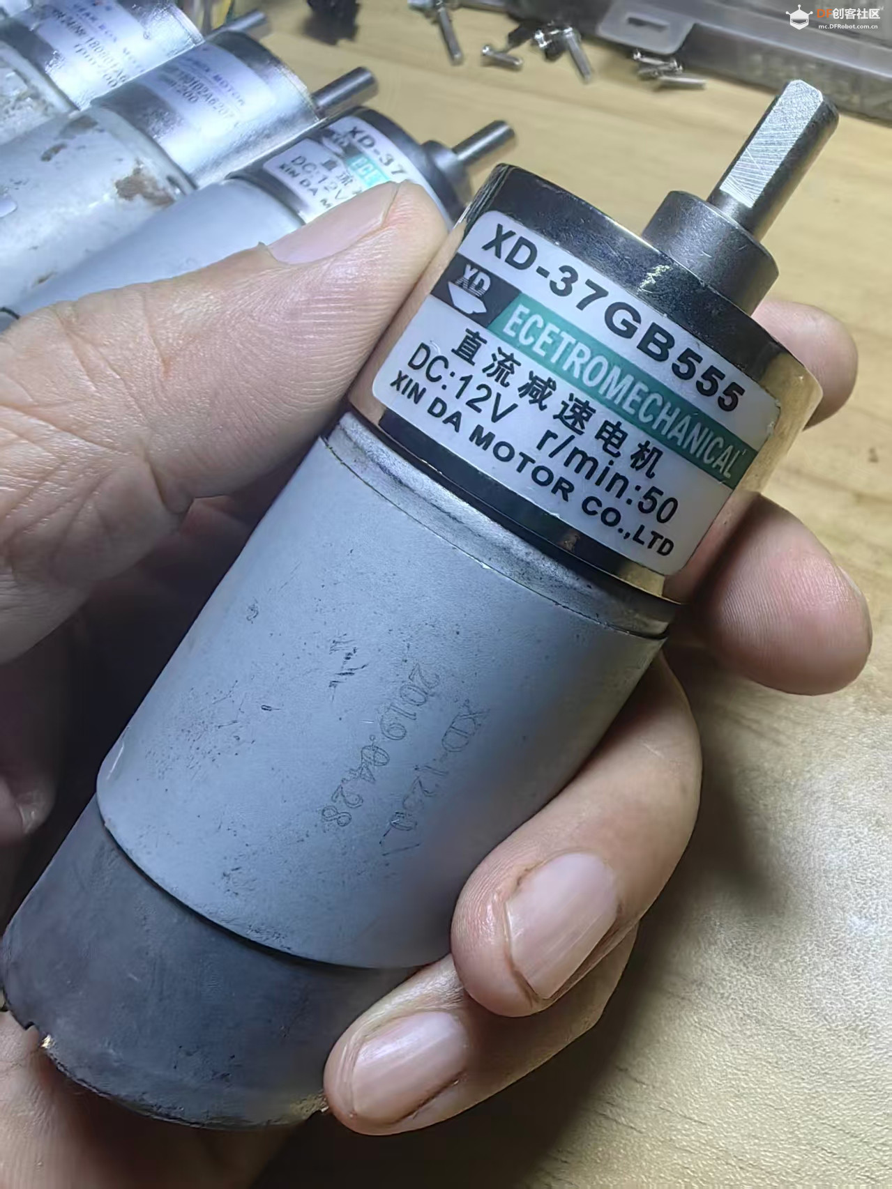 【花雕动手做】XD37GB-555 微型 12V（50-200 rpm）直流减速...图2