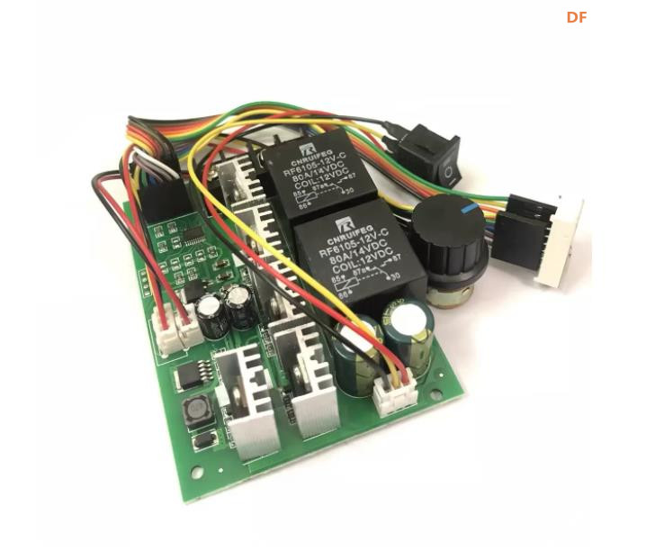 【花雕动手做】正反转PWM直流电机调速器60A55V马达驱动器图2