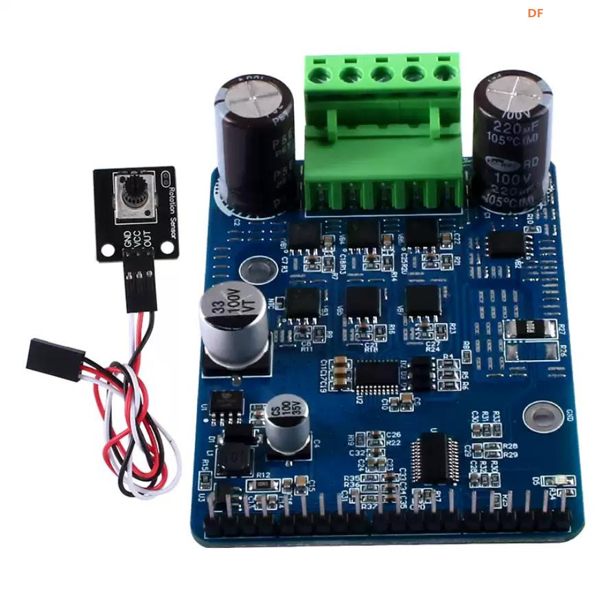【花雕动手做】无刷有霍尔 FOC 开发板 1600W 驱动控制器图3